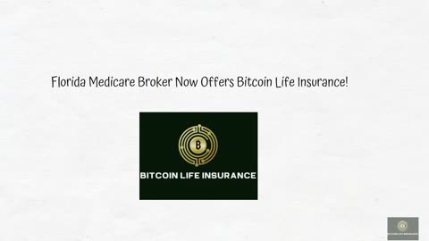 Bitcoin Life Insurance