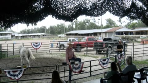 Skipper Calder & Cowboy-up Ministry bring horse training with a message at 11am.