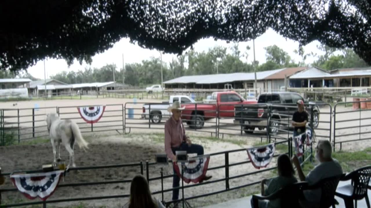 Skipper Calder & Cowboy-up Ministry bring horse training with a message at 11am.