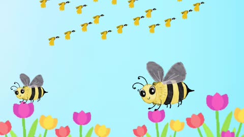 🐝 Busy bees in action — nature’s tiny workers! emoji