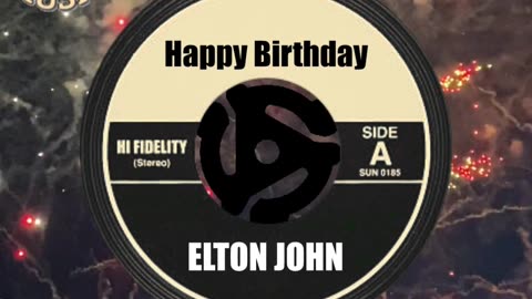HAPPY BIRTHDAY to ELTON JOHN!