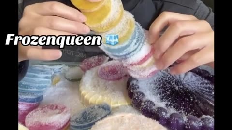 EXTREME Ice Crunching Mukbang 😮‍💨 Most Satisfying ASMR Compilation! ❄️🔹🔹