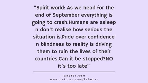 Lahotar Quote - 18 September 2025