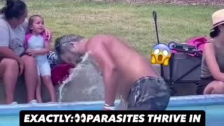 Washing Butt in Public Pools...