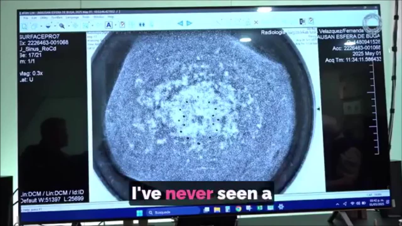 La personne qui a récupéré la sphère à Buga, en Colombie, a finalement été interrogée