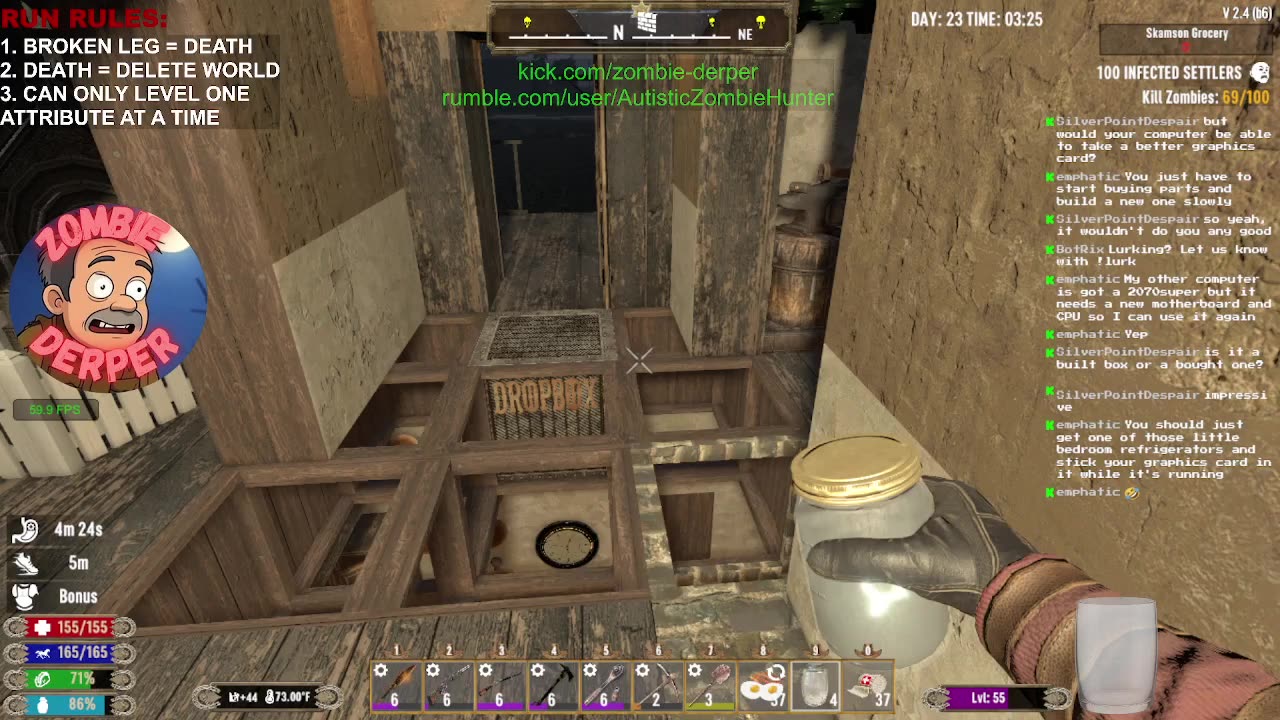 Can a Crayon Eater survive the Wild West? | 7 Days to Die Permadeath