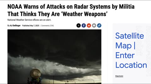 PSYOP ALERT! ANTI GOVERNMENT MILITIA TARGETING WEATHER TOWERS INFLUENCED BY MISINFORMATION ONLINE!