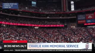 Stephen Miller, Susie Wiles, Tucker Carlson speak at Charlie Kirk memorial service