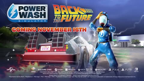 PowerWash Simulator - Official Back to the Future Special Pack Launch Date