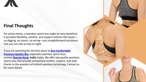 Why Every Active Mom Needs A Seamless Sports Bra