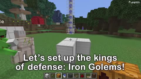 Blue Demon vs Security House - Minecraft