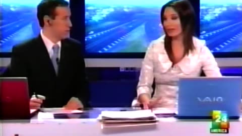 Buenos Dias America 2007 con Facundo Pastor y Romina Calderaro AMERICA 24 Y Cambio la tele A C9