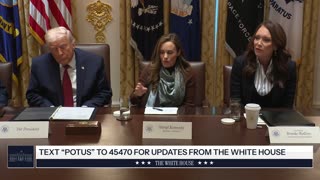 President Trump Participates in a Roundtable