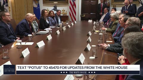 President Trump Participates in a Roundtable