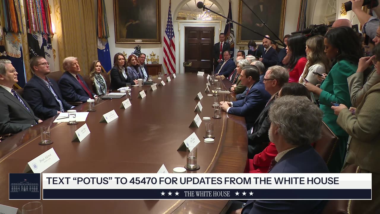 President Trump Participates in a Roundtable