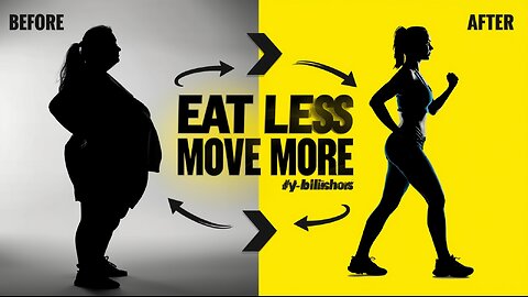 Eat Less, Move More” — The SIMPLEST Weight Loss Rule Explained! 🔥