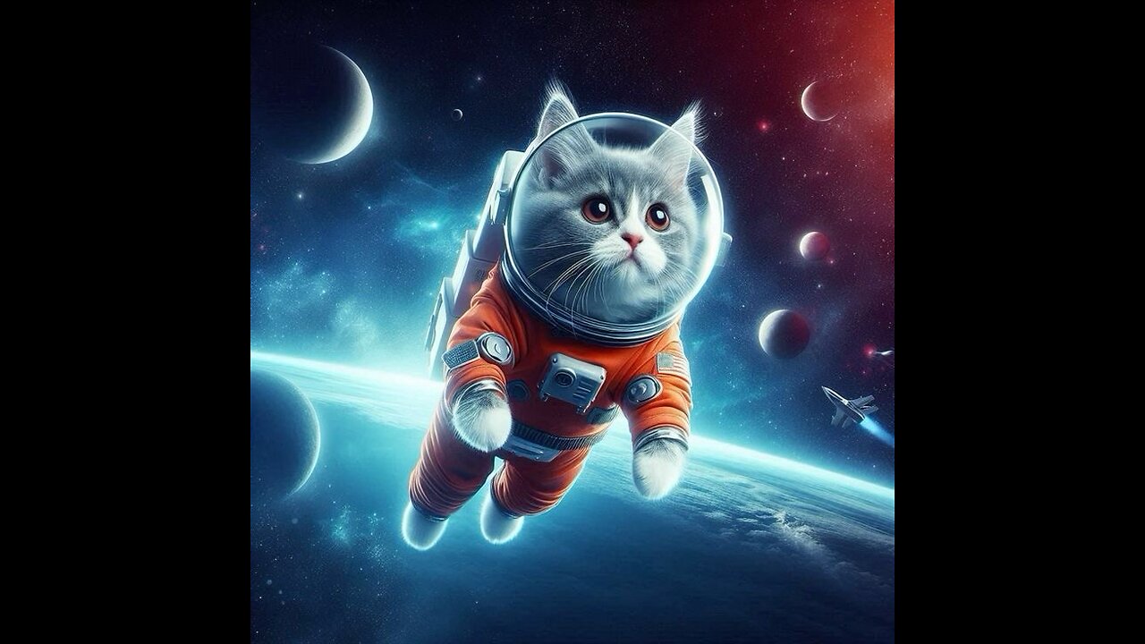 The cat got into space❤️