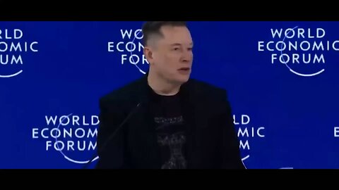 Elon Musk at the World Economic Forum 2026.