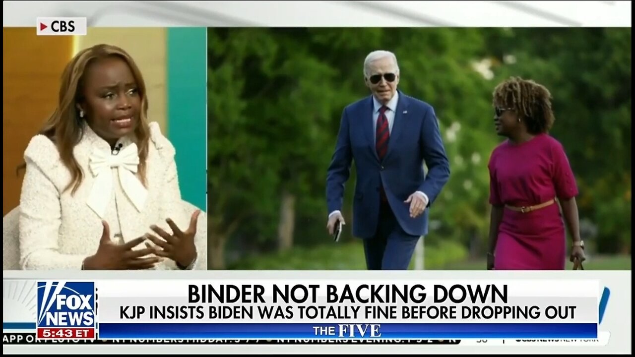 Fmr Biden Press Secretary Still Denies Seeing Biden’s Decline