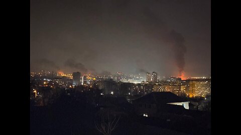 Terrifying footage from Dnipro, the attack continues... There is also information