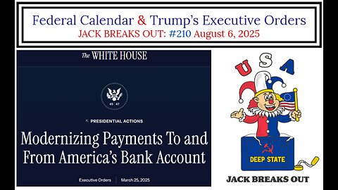 210: Federal Calendar and Trump's EO's - Locals After Show August 6, 2025