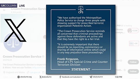 Three Charged Over Support For Palestine Action | UK Column News