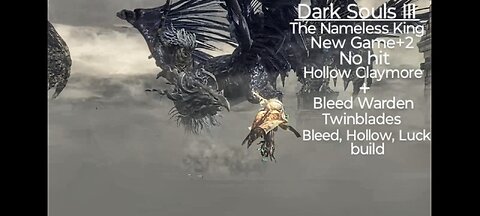Dark Souls III: The Nameless King, 🚫 hit, New Game+2. Hollow/Bleed/Luck build.