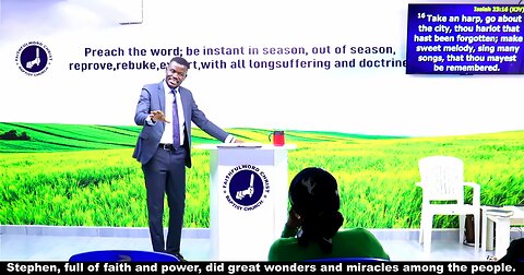 Stephen, full of faith and power, did great wonders and miracles among the people.