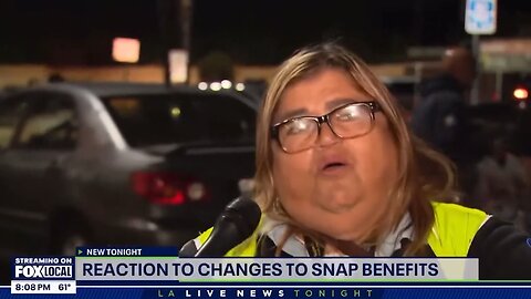 Woman Reacts To Changes In SNAP Benefits...