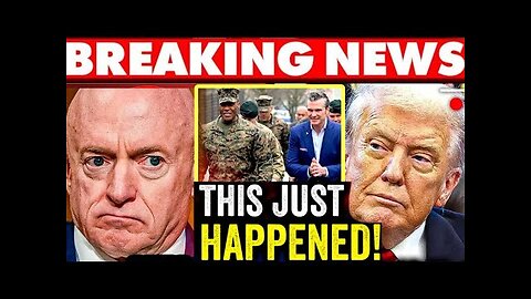 Trump ALARMED! Mark Kelly Has Public MELTDOWN as the Military TAKES CONTROL!!!