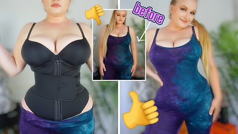GET A SNATCHED WAIST WITHOUT SURGERY! Shapewear Waist Trainers Try-on from Femme Shapewear