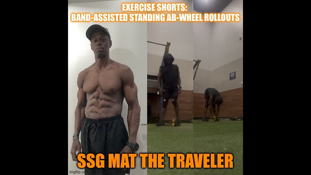 Exercise Shorts: Band-Assisted Ab-Wheel Rollouts