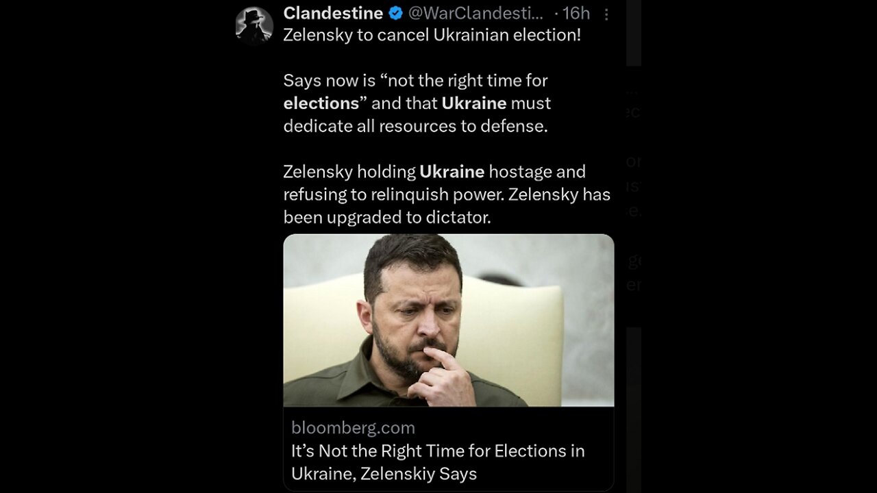 “For me, there is only one option for victory - the capitulation of Ukraine.”