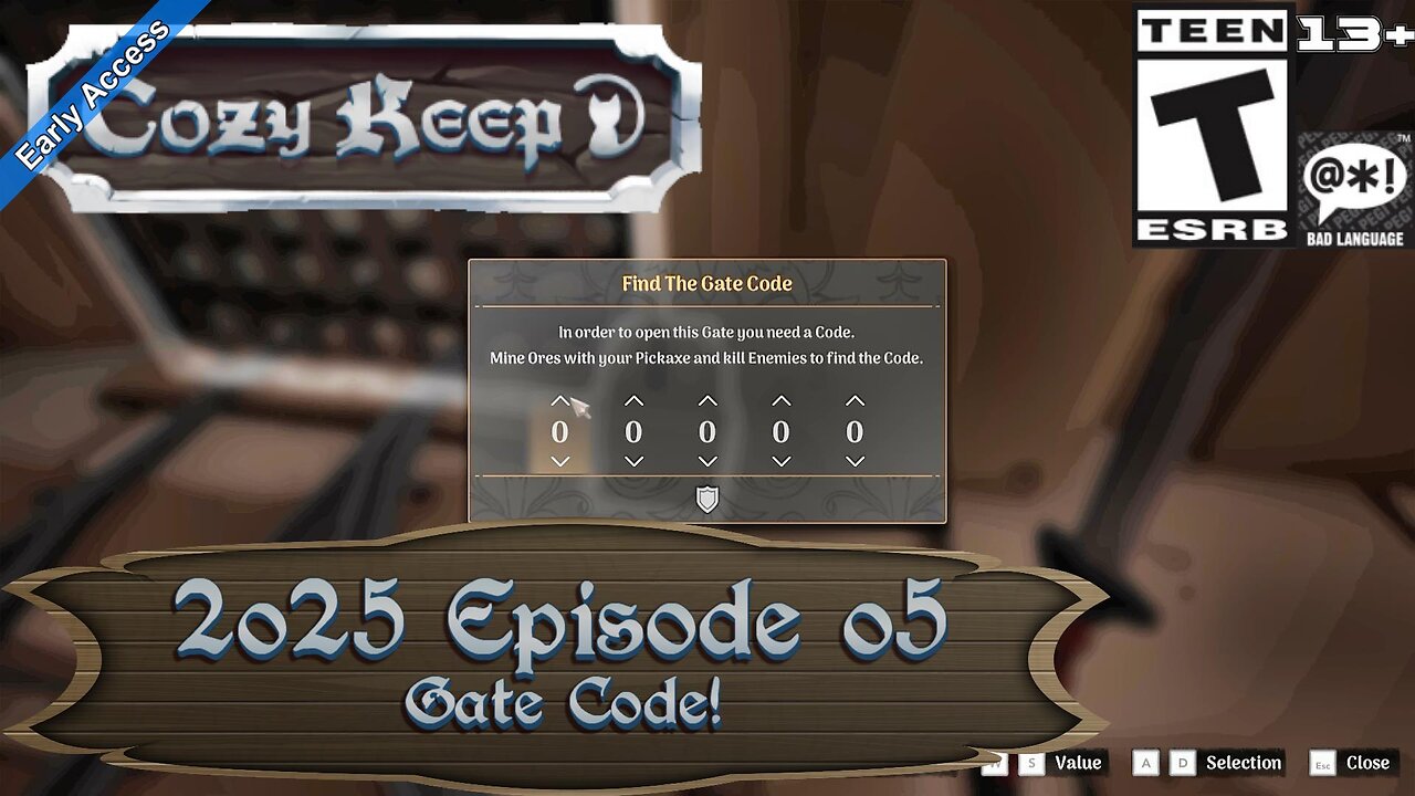 Cozy Keep (2025 Episode 05) Gate Code!