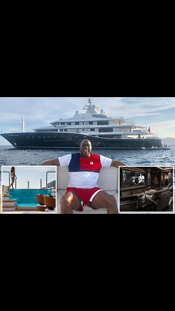 Magic Johnson showcased the yacht he’s staying in during his vacation