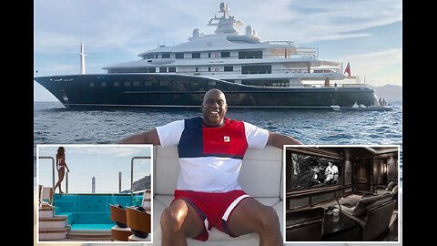 Magic Johnson showcased the yacht he’s staying in during his vacation