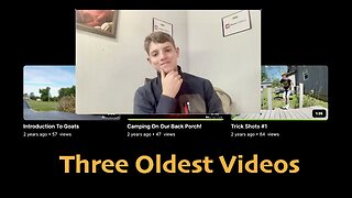 (Live) Reacting To My Three Oldest Videos (Ep.40)