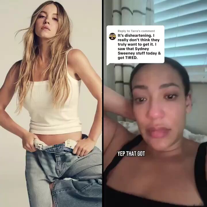 Woman Breaks Down in Tears Over Sydney Sweeneys American Eagle Ad: Racism or Marketing Genius?