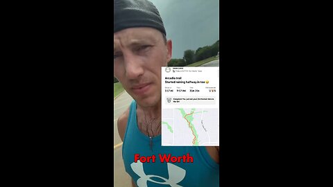 A humid jog in the rain