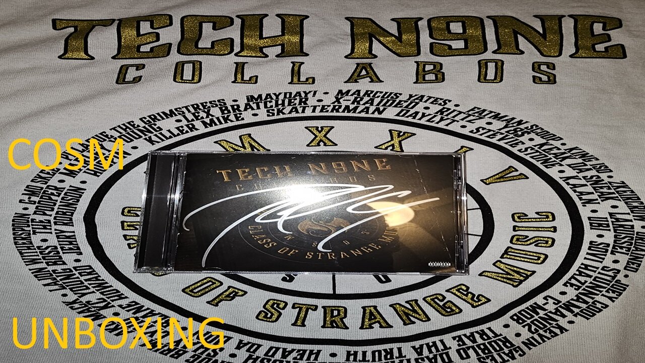 Tech N9ne Collabos COSM Unboxing