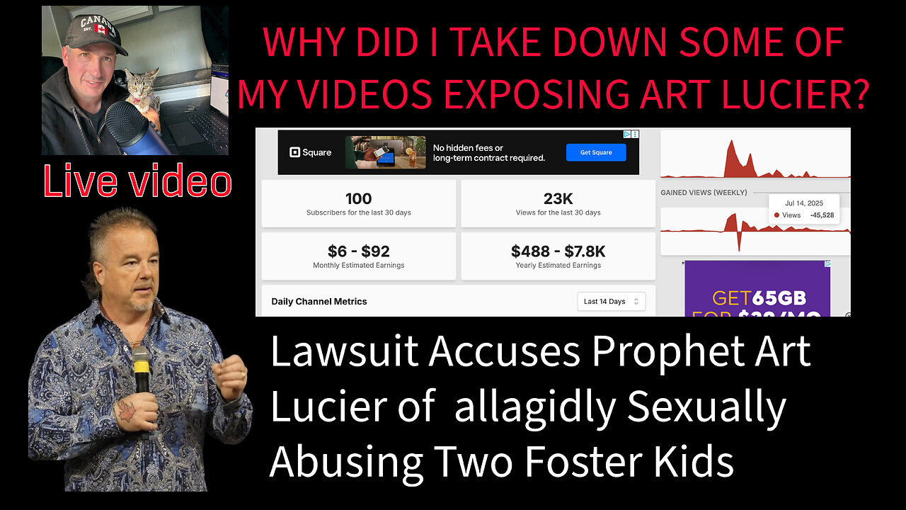 WHY DID I TAKE DOWN SOME OF MY VIDEOS EXPOSING ART LUCIER?
