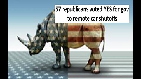 57 Republican votes YES for gov car killswitch