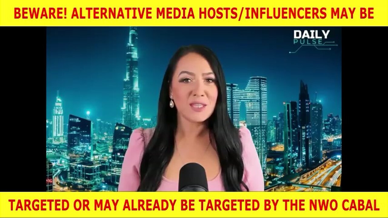 BEWARE! Alt Media Hosts or Influencers May Already Be Targeted by the NWO Cabal | More Info in Desc.