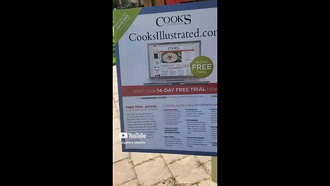 Donating A Cook's Illistrated Magazine