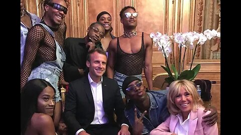 🚨France liberal emmanuel Macron's wife smacK him in his face - now you know who's man of the house