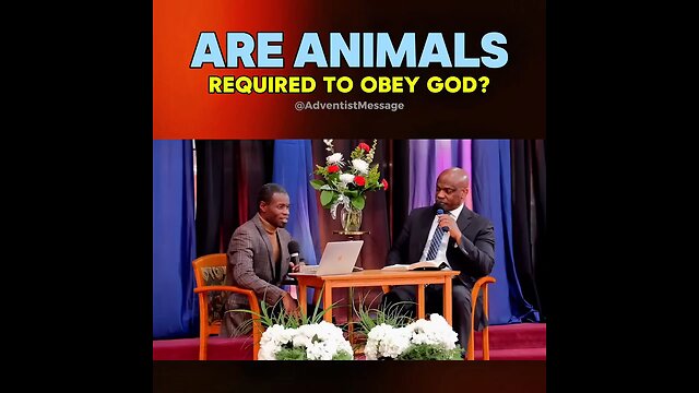 Are animals required to OBEY?