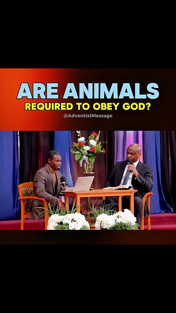 Are animals required to OBEY?