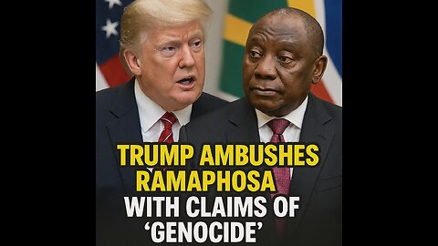 Trump ambushes Ramaphosa with claims of ‘genocide’ in South Africa
