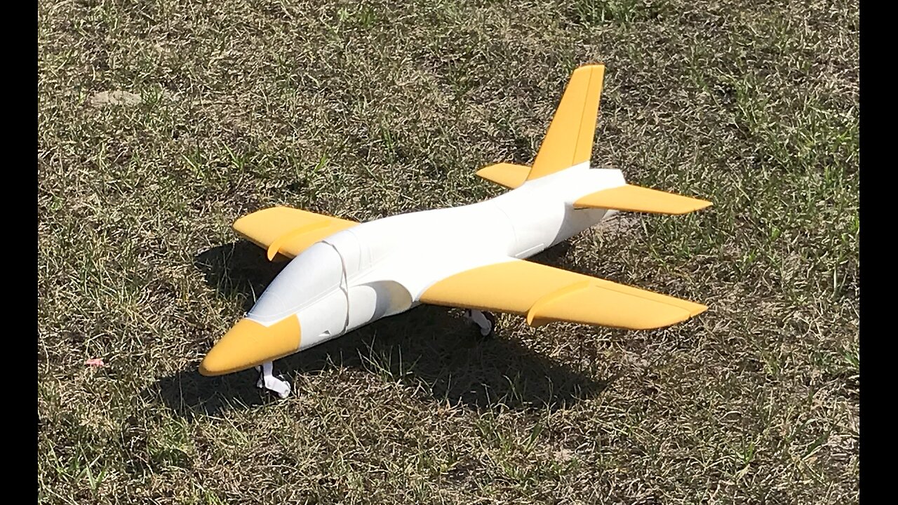 MB-33X 3D printed 50 mm EDF jet Maiden Flight.