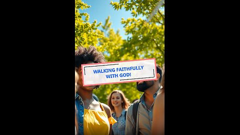 Walking Faithfully with God!